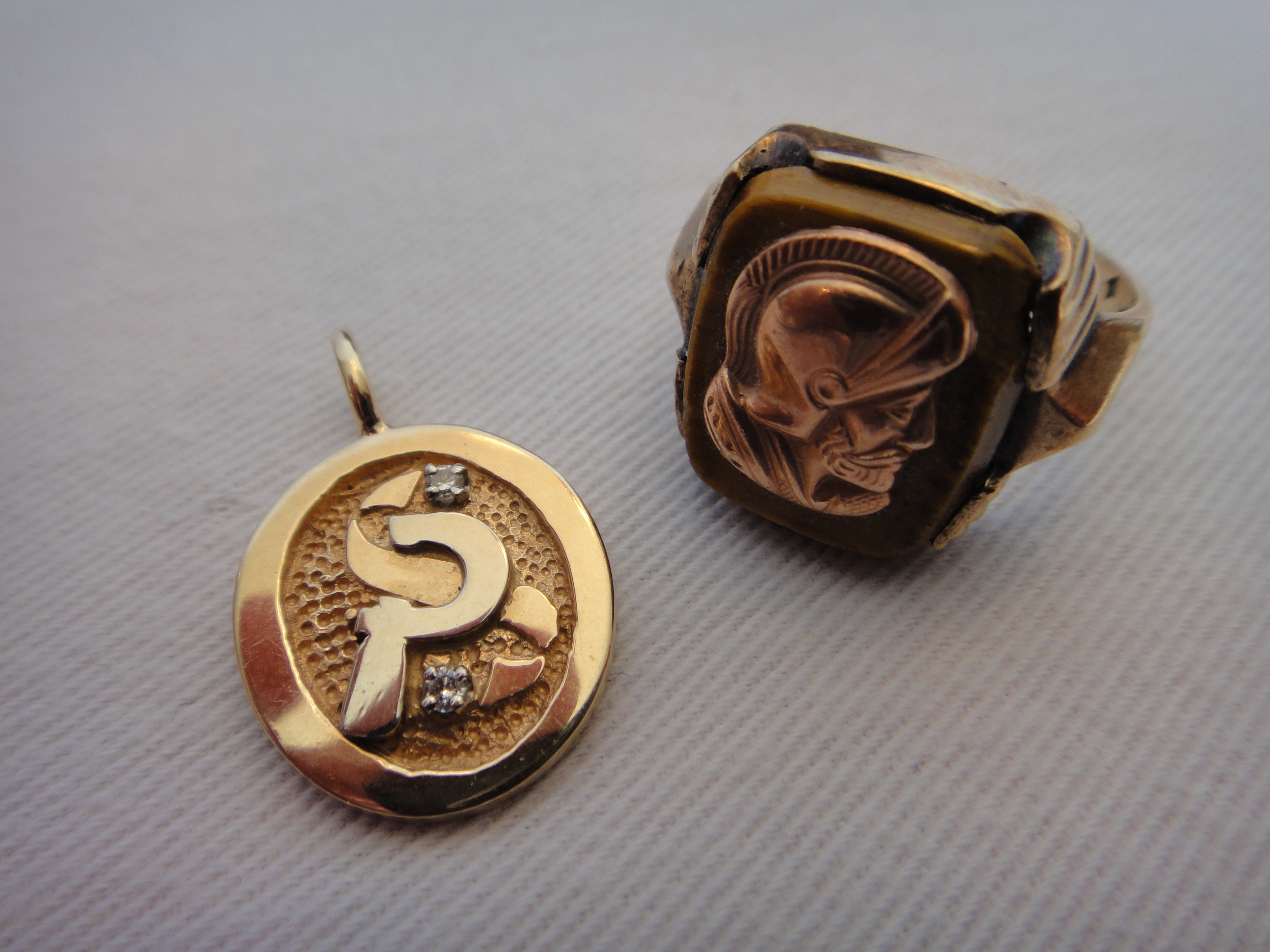 Vintage Gold Ring, Watches & Pendant