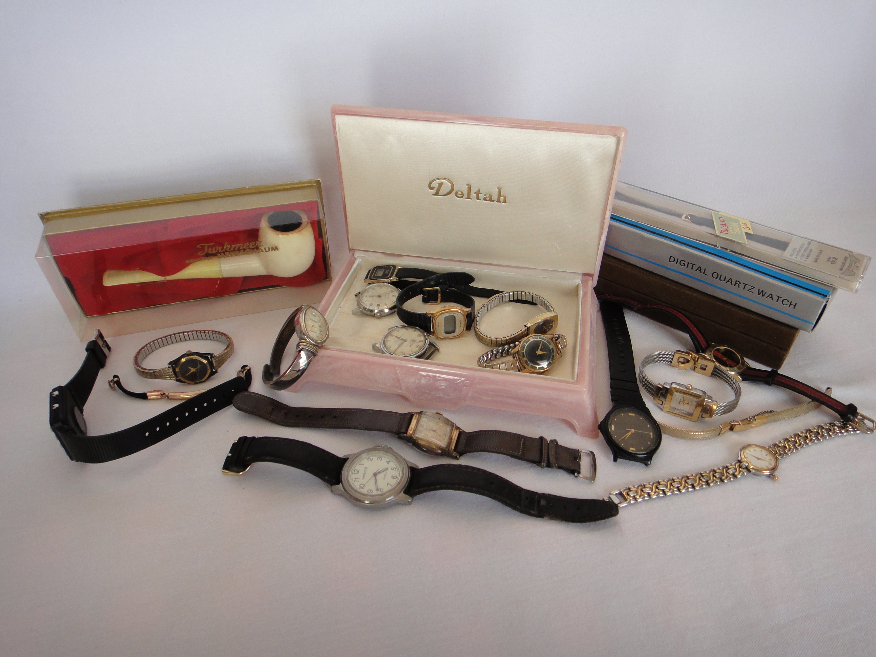 Vintage Watches by Gevena, Bulova, Seiko, Latham, Lynx & More