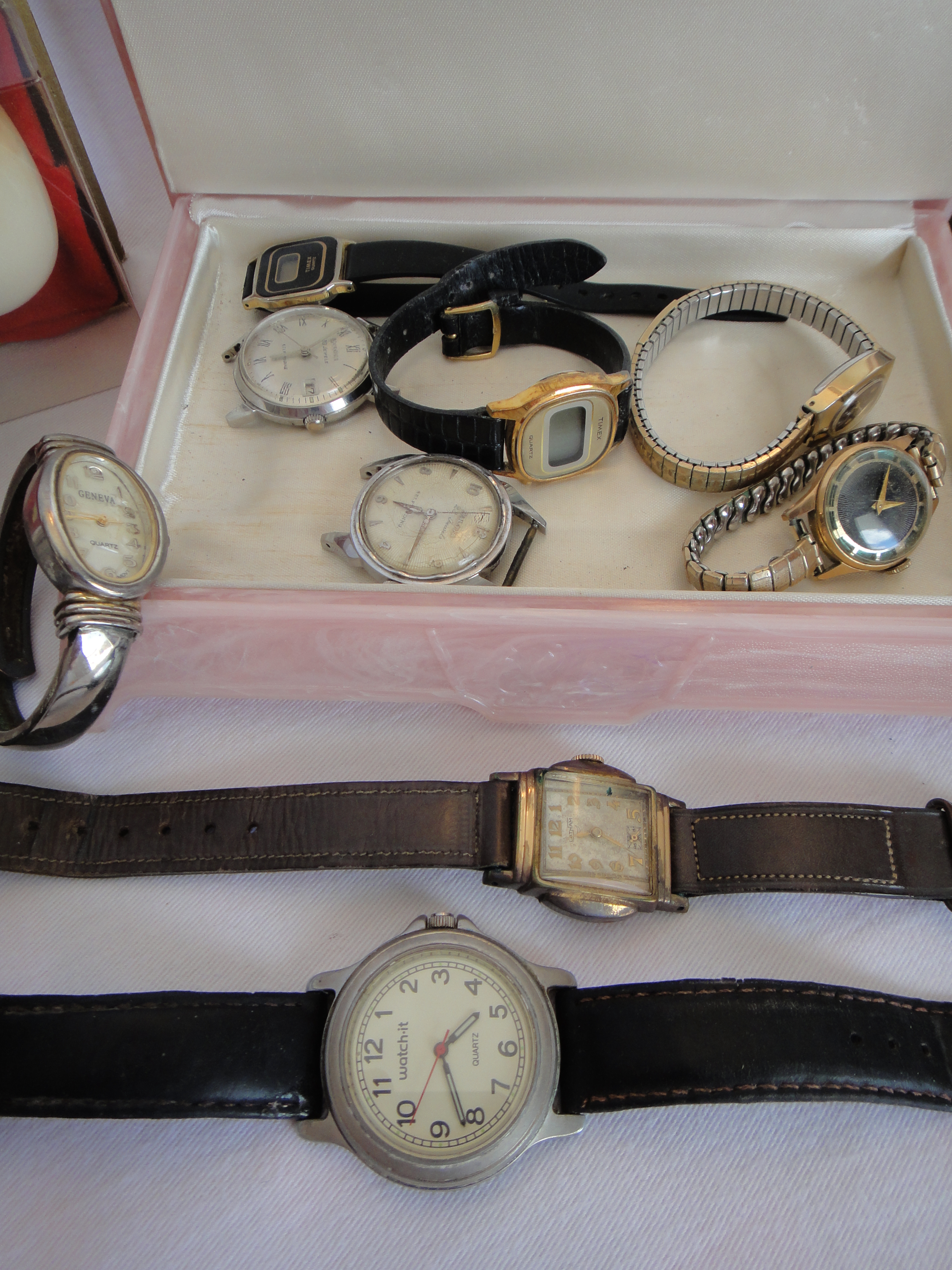 Vintage Watches by Gevena, Bulova, Seiko, Latham, Lynx & More