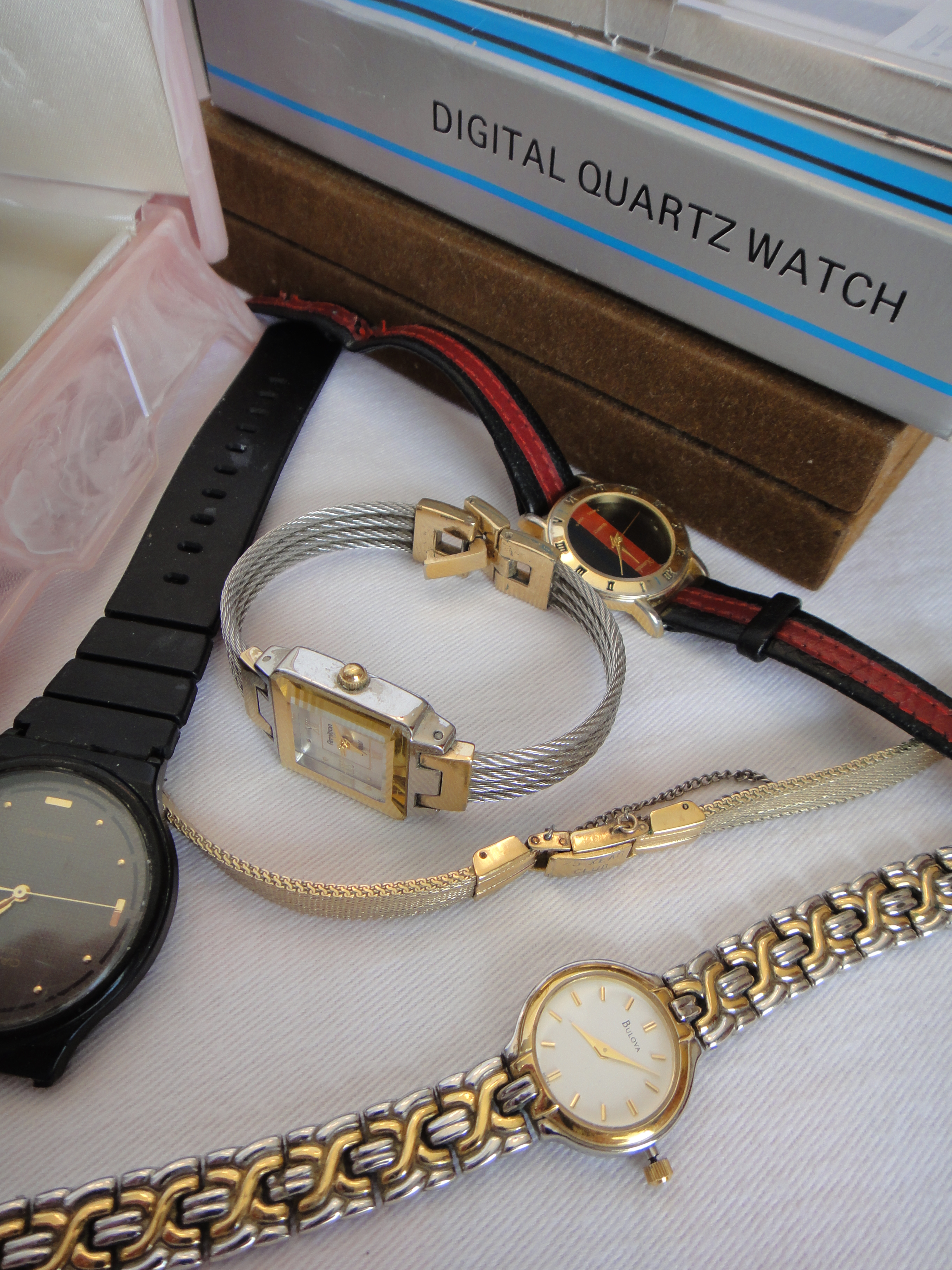 Vintage Watches by Gevena, Bulova, Seiko, Latham, Lynx & More