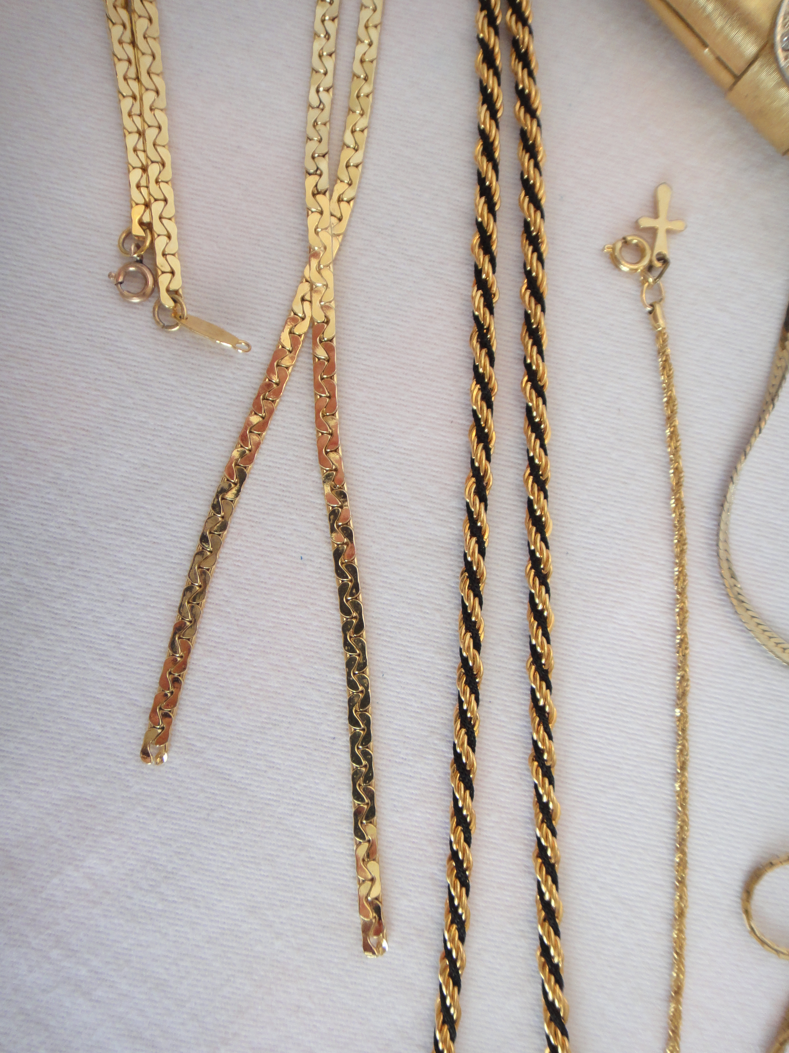 Gold Tone & Sterling Silver Jewelry Group