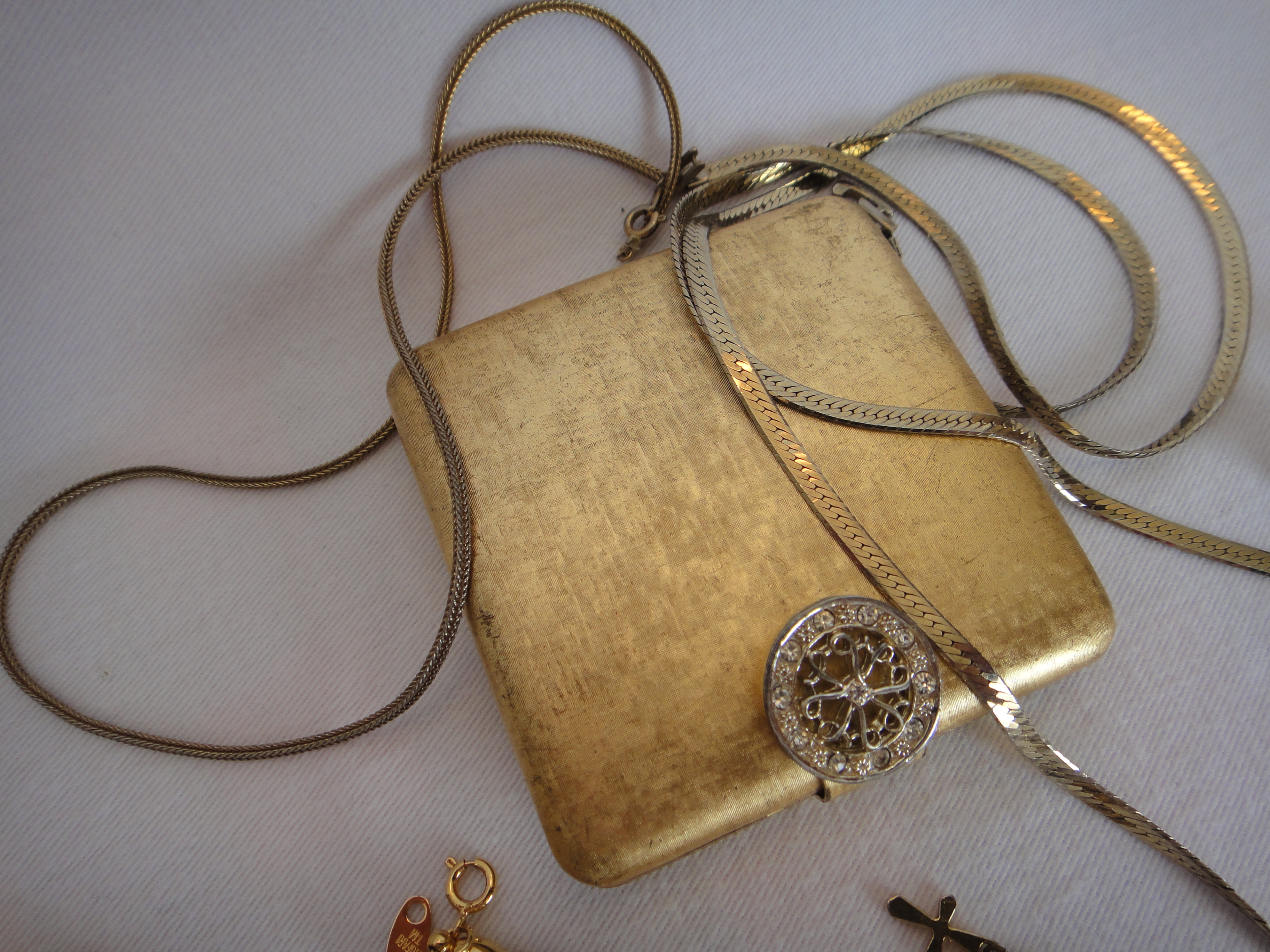 Gold Tone & Sterling Silver Jewelry Group