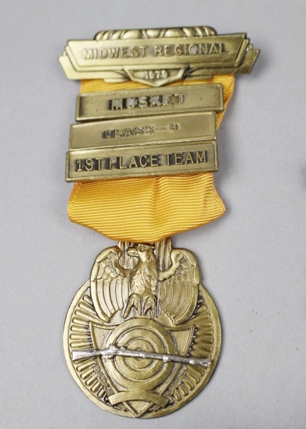 Vintage Musket Competition Medal