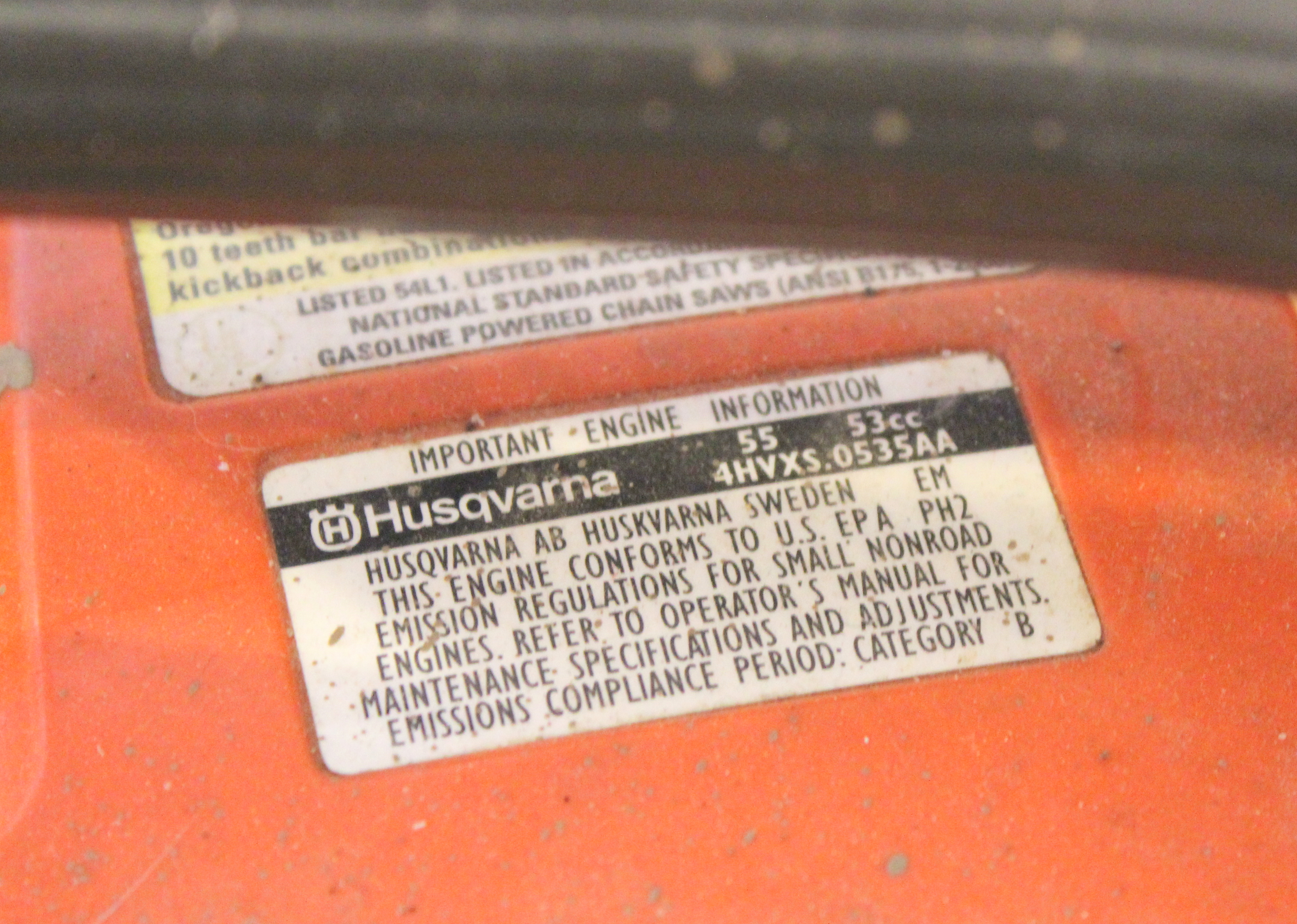 Husqvarna 55 Rancher Chainsaw