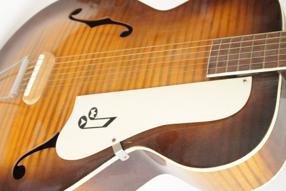 Vintage Truetone Kay Harmony Archtop Acoustic Guitar