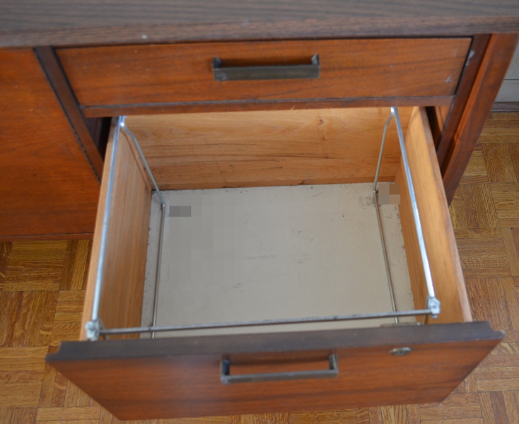 Walnut Stained Office Credenza by Standard Desk