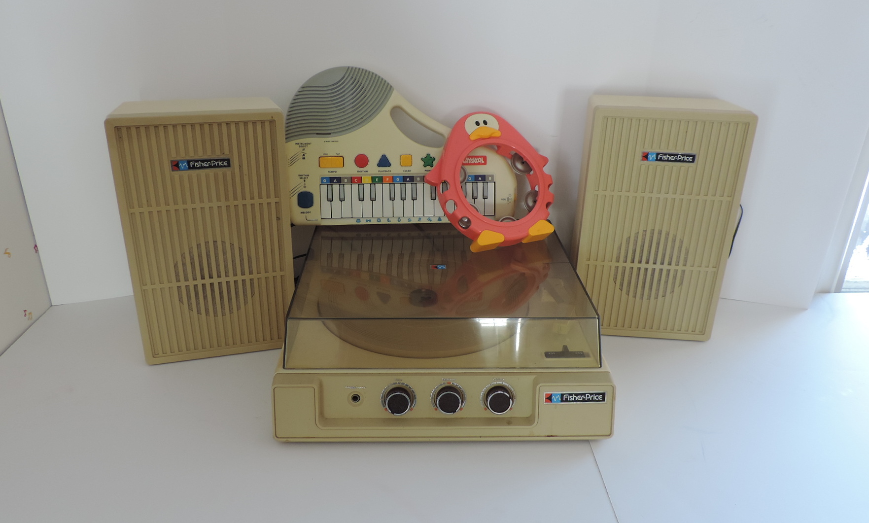 Fisher-Price Turntable, Playskool Keyboard and Tambourine