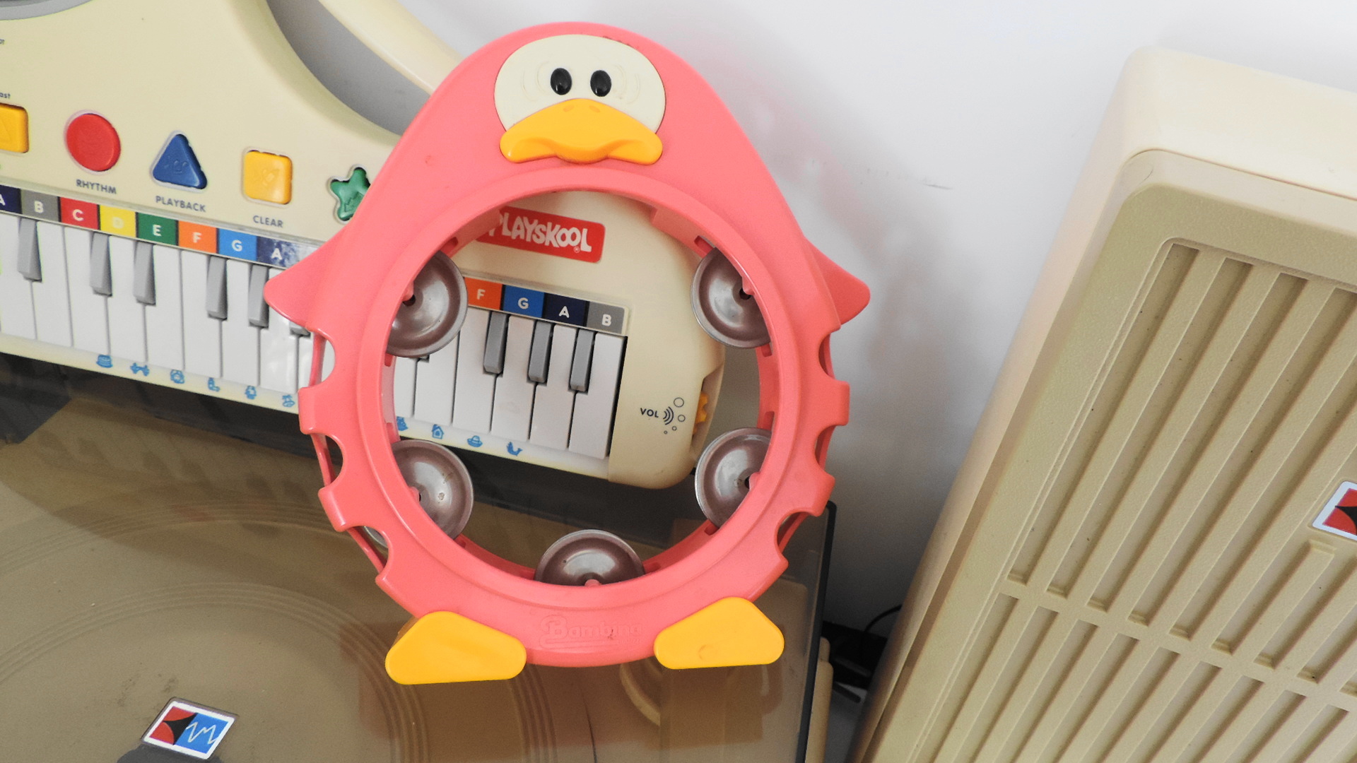 Fisher-Price Turntable, Playskool Keyboard and Tambourine
