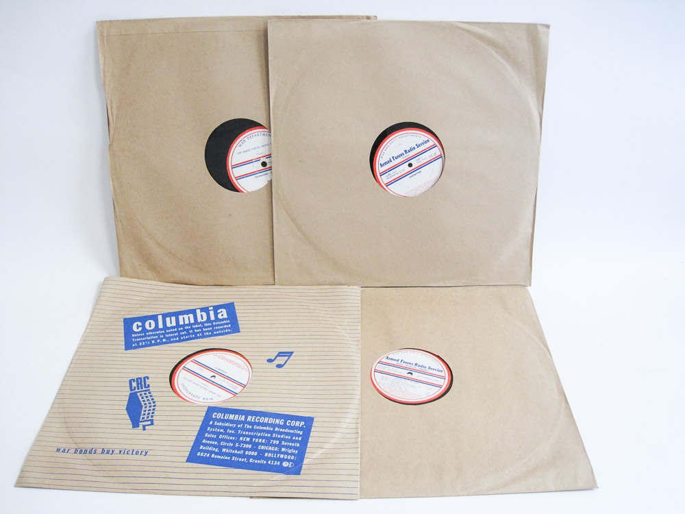 Set of Four World War II Records