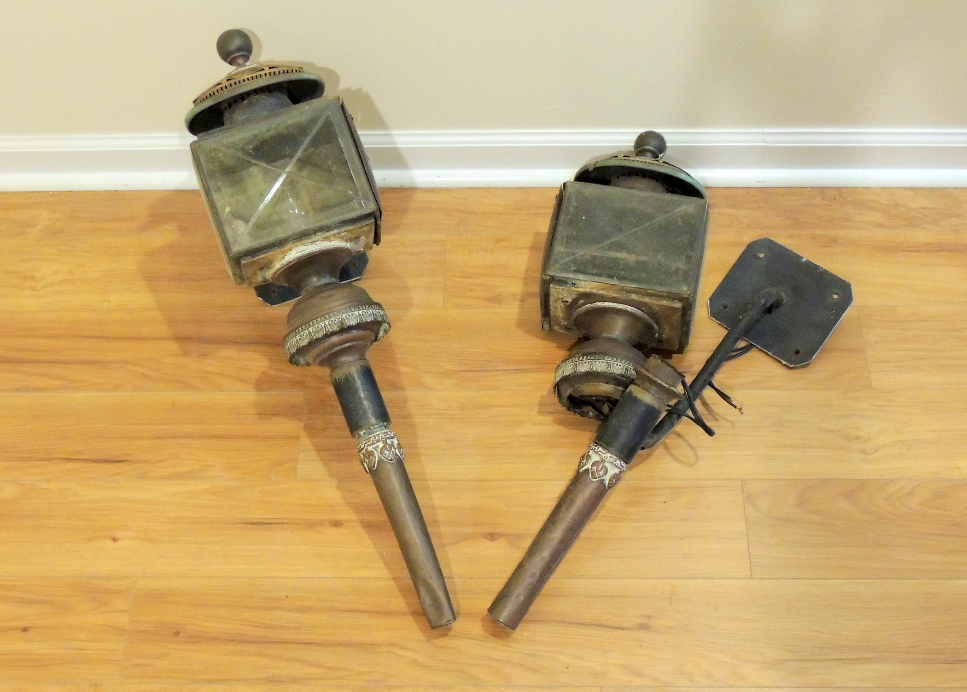 Pair of Reproduction Antique Fixtures