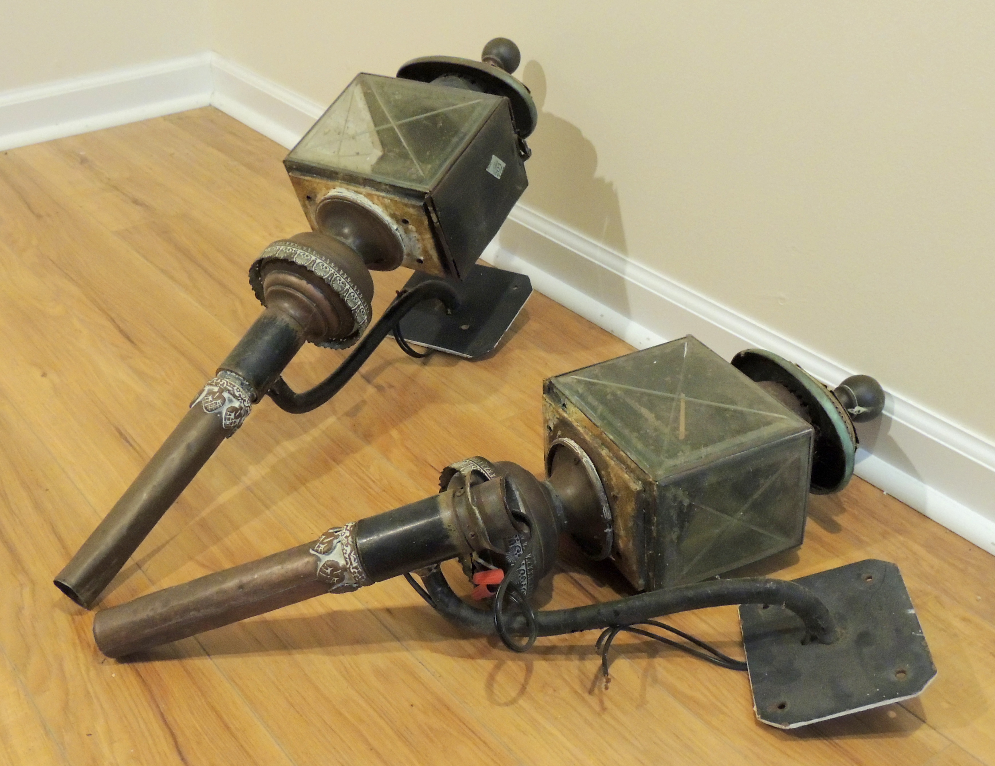 Pair of Reproduction Antique Fixtures