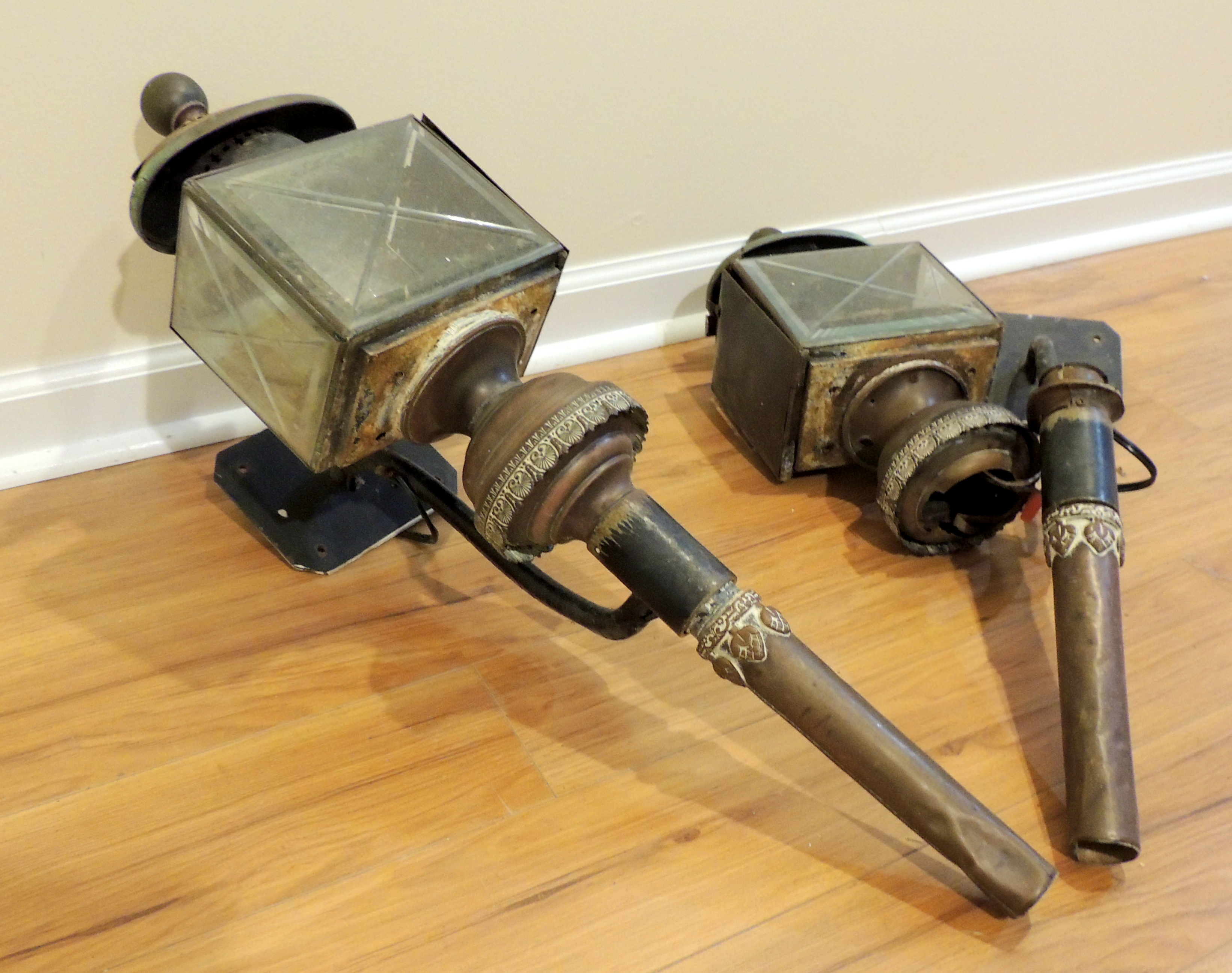Pair of Reproduction Antique Fixtures