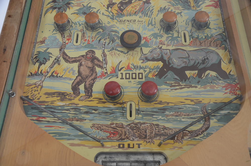 1938 Genco "Jungle" Electro-Mechanical Pinball Game