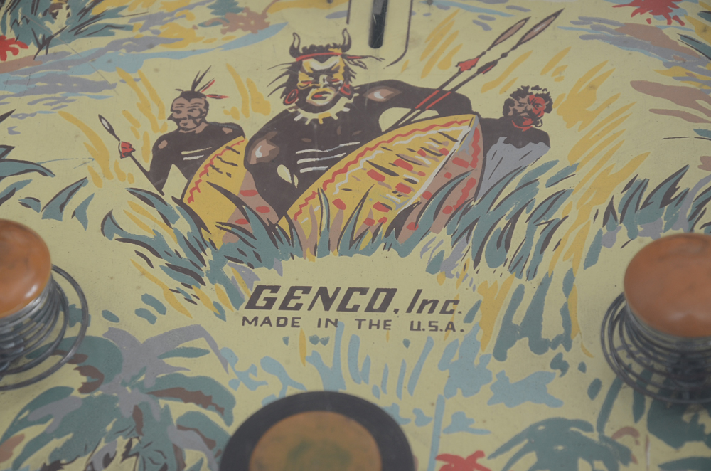1938 Genco "Jungle" Electro-Mechanical Pinball Game