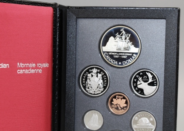 1987 Canadian Prestige Seven Coin Proof Set in Case