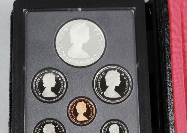1985 Canadian Prestige Seven Coin Proof Set in Case