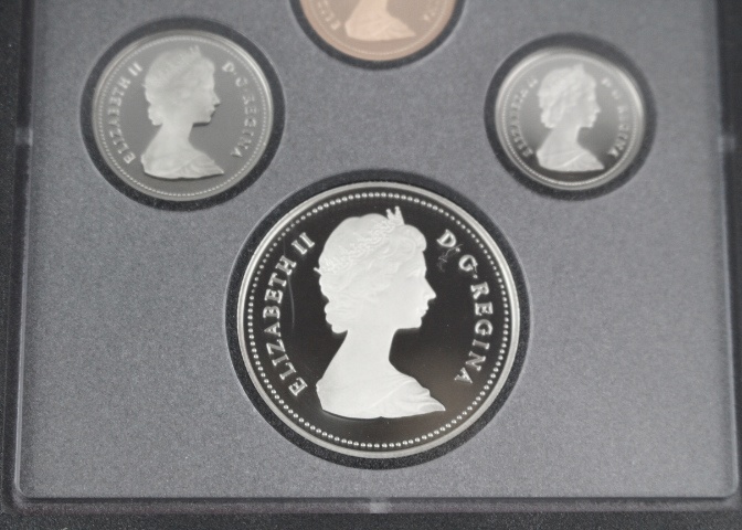 1985 Canadian Prestige Seven Coin Proof Set in Case