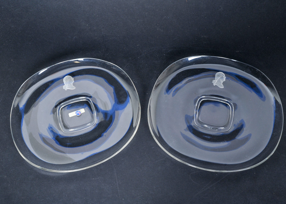 Heisey President Washington Platters