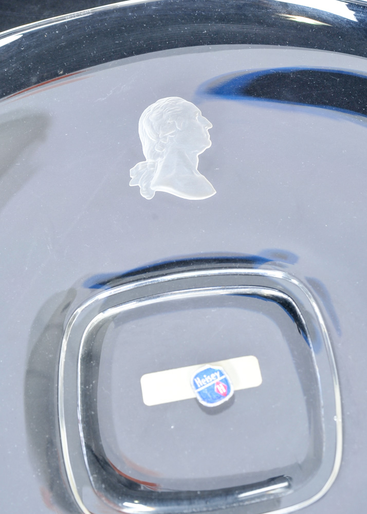 Heisey President Washington Platters