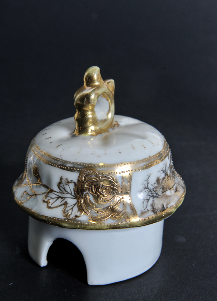 The Yamato Nippon China Coffee Pot with Cups and Saucers