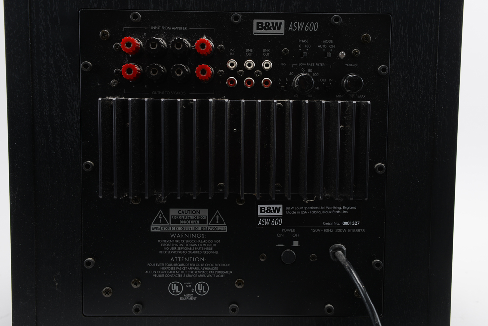Bowers Wilkins B&W ASW600 Subwoofer
