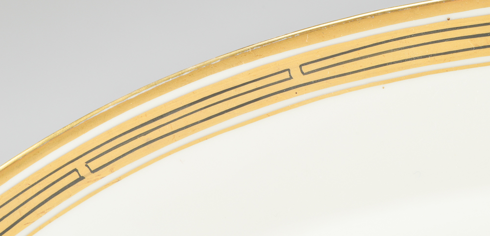 Haviland France Hand-Painted Porcelain Oval Platter