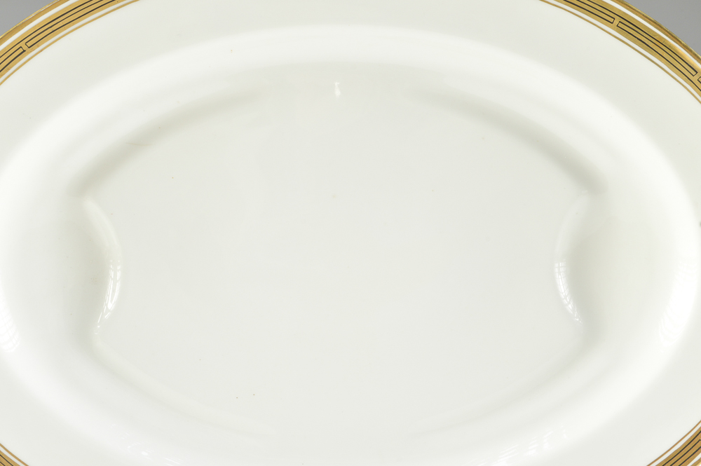 Haviland France Hand-Painted Porcelain Oval Platter