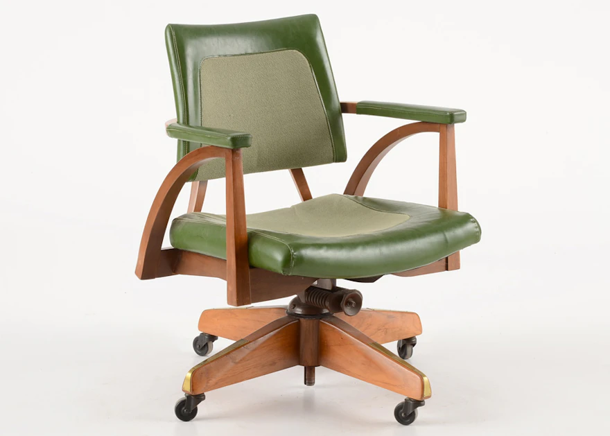Vintage Rolling Office Chair | EBTH