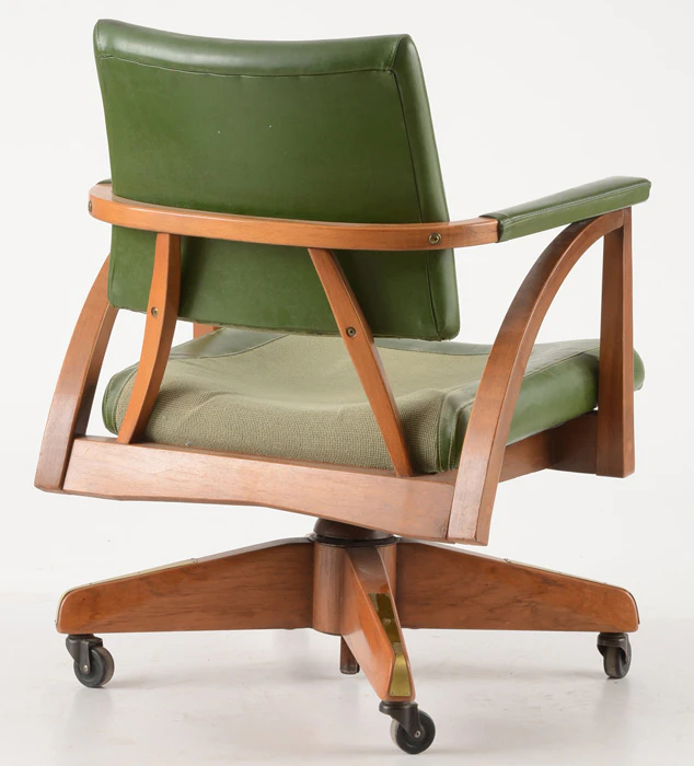 Vintage Rolling Office Chair | EBTH
