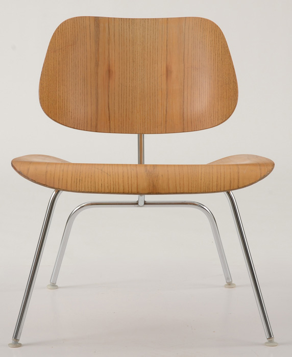 Two Charles Eames Model LCM Plywood Chairs by Herman Miller