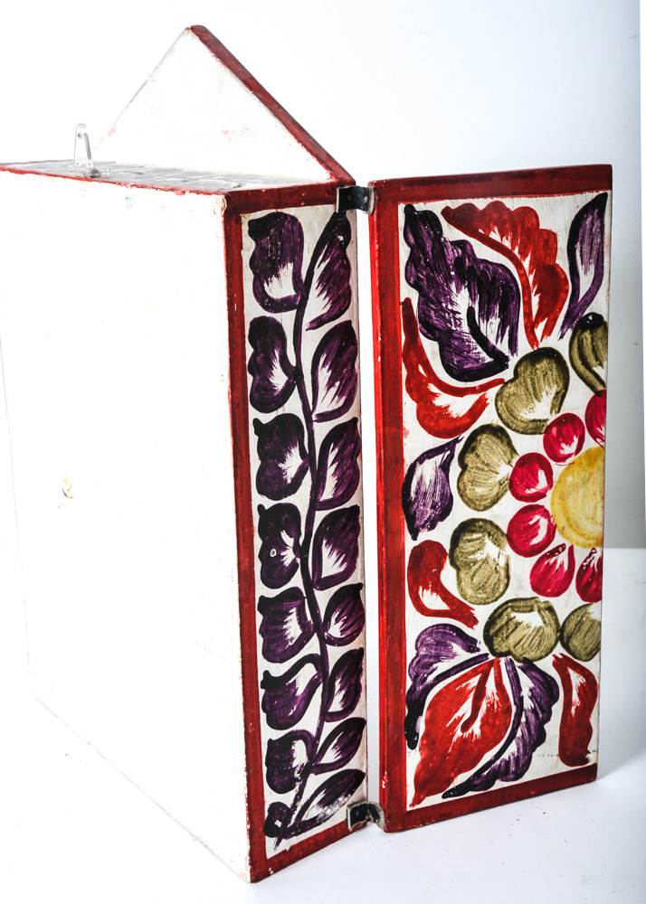 Peruvian Folk Art Retablo with Nativity Scene