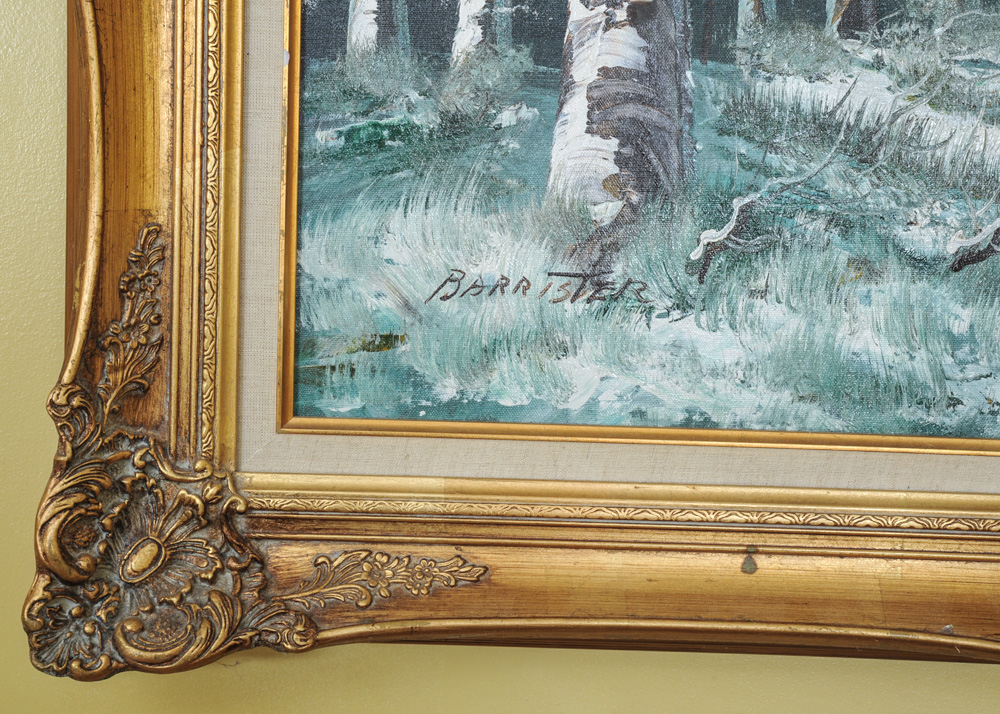 Barrister Oil Painting on Canvas