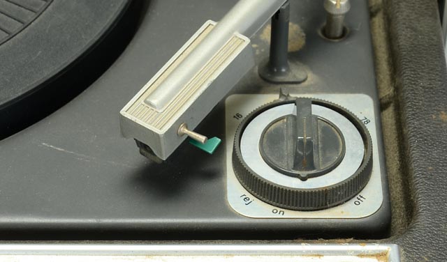 Vintage GE Portable Record Player