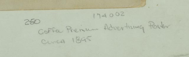 McLaughlin's XXXX Coffee Advertising Poster Circa 1895