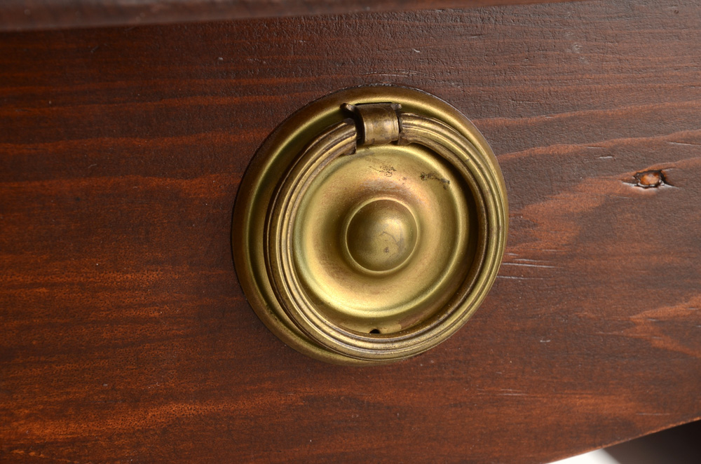 Early American Style Drop-Leaf Tea Cart