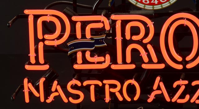 Neon Peroni Sign