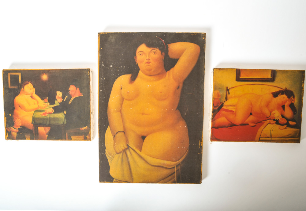 Botero Nudes on Canvas