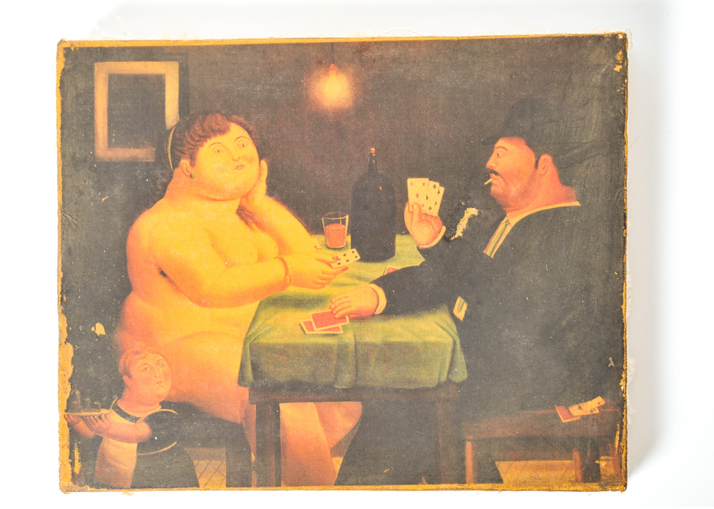 Botero Nudes on Canvas