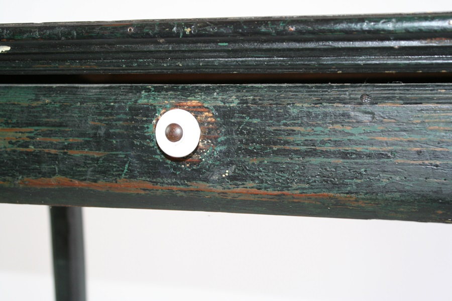 Antique Checker Board Table