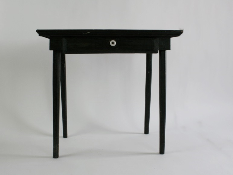 Antique Checker Board Table