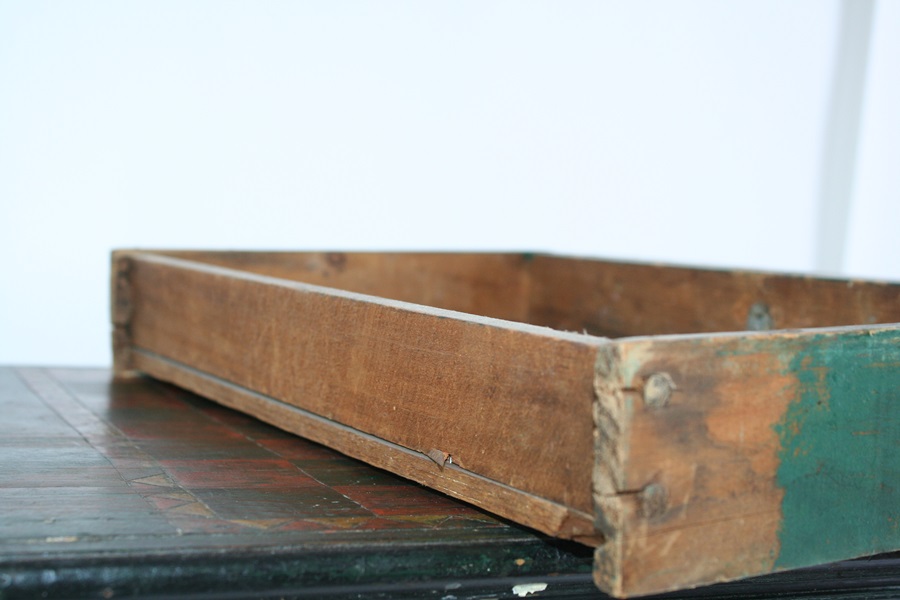 Antique Checker Board Table