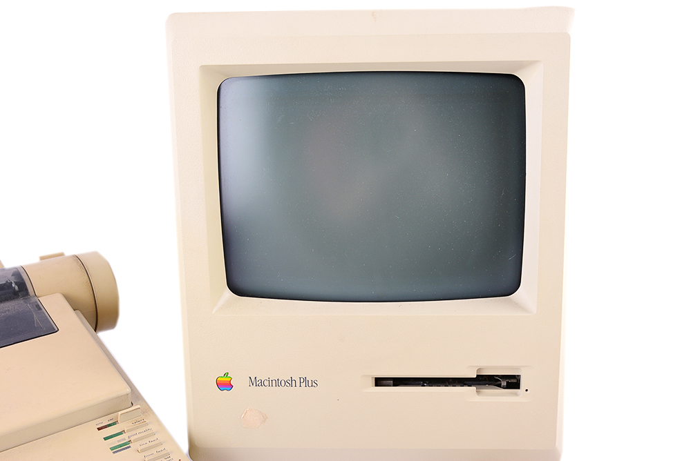 Vintage Mac Plus and Image Writer II