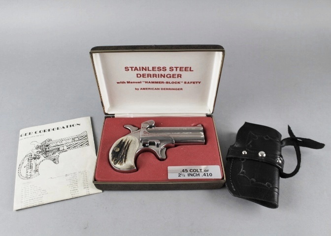 American Derringer Model Texas Comm. 45 Colt/4:10