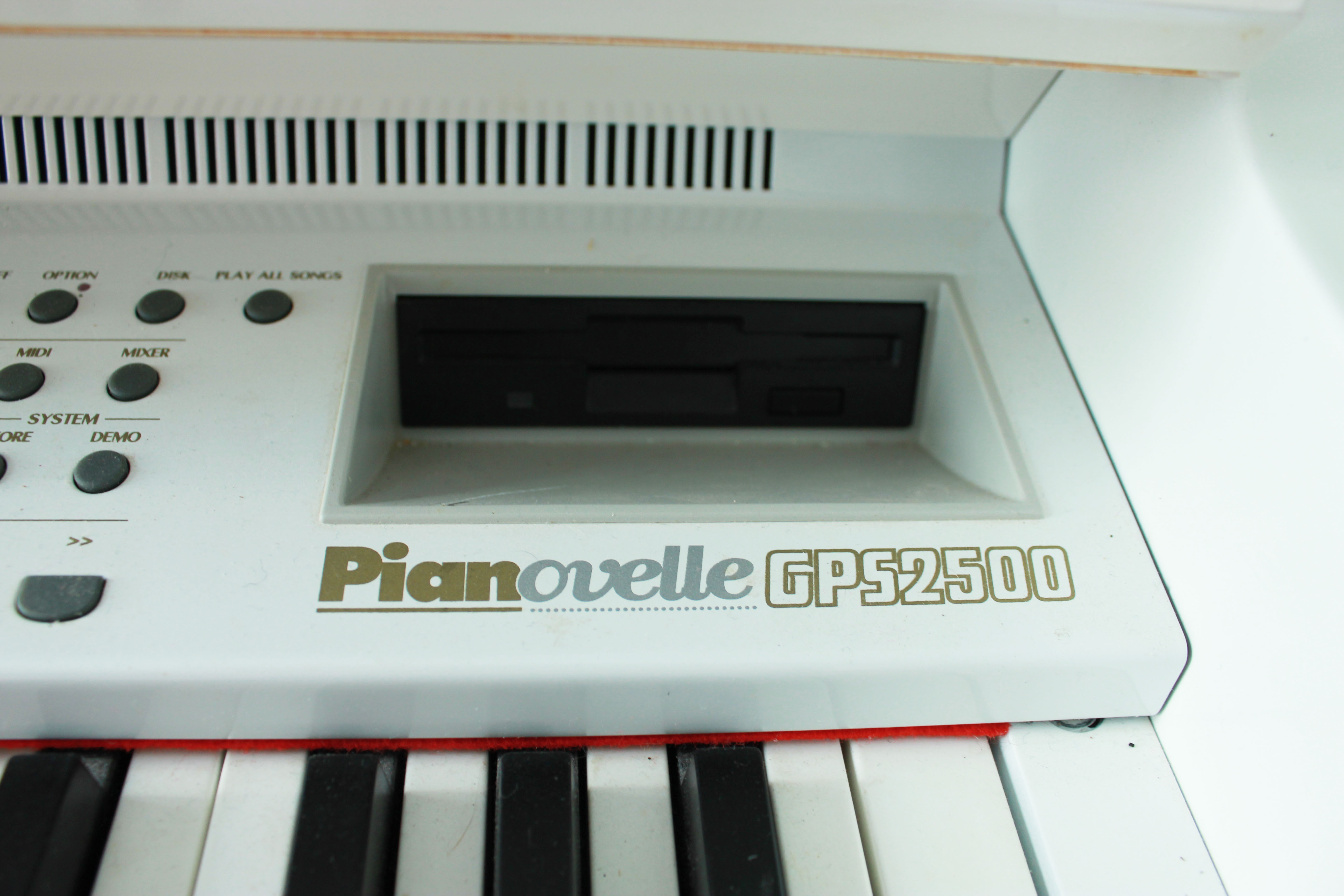 White Baldwin Electric Piano