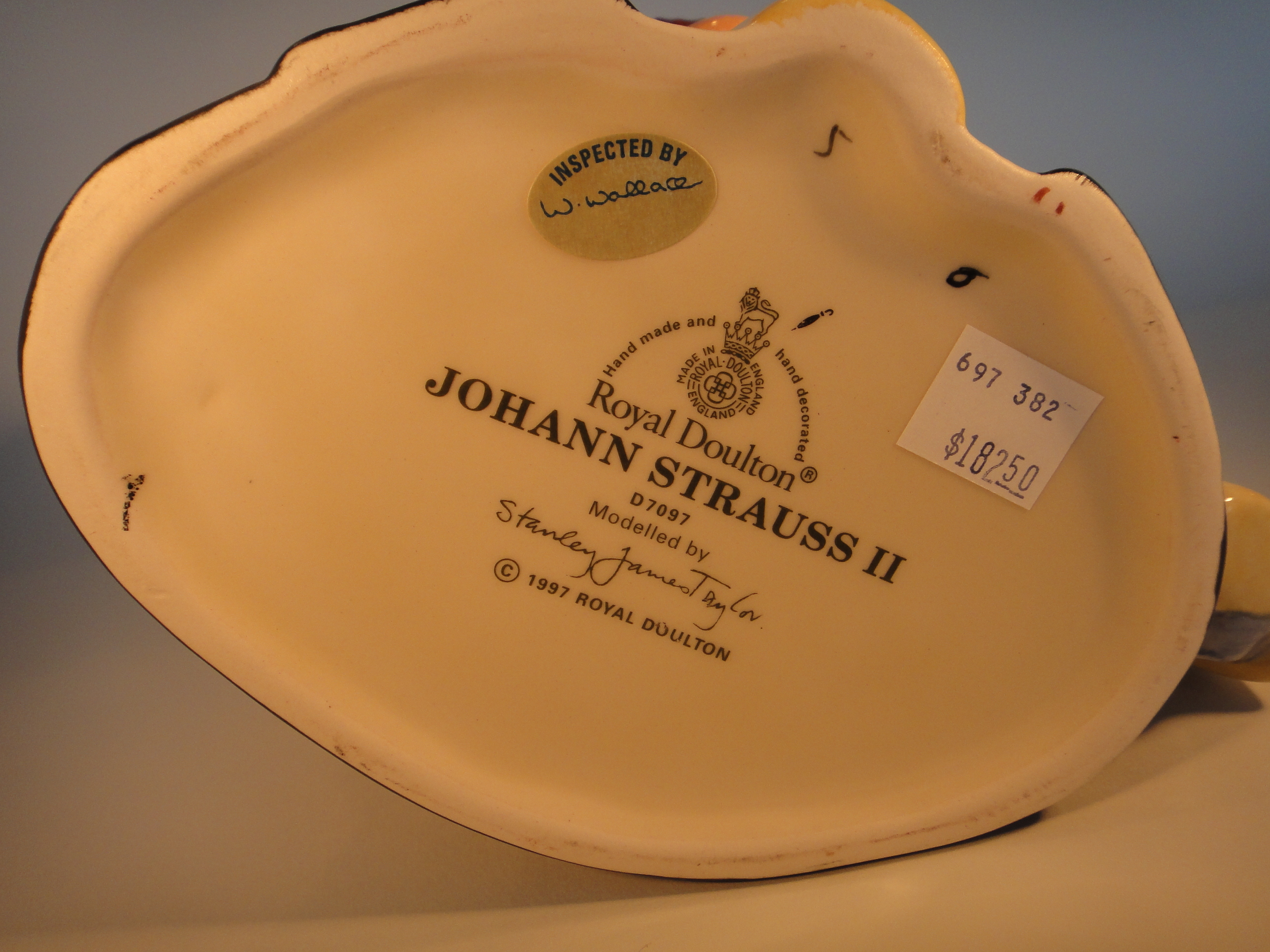 1997 Royal Doulton "Johann Strauss II" Toby Jug