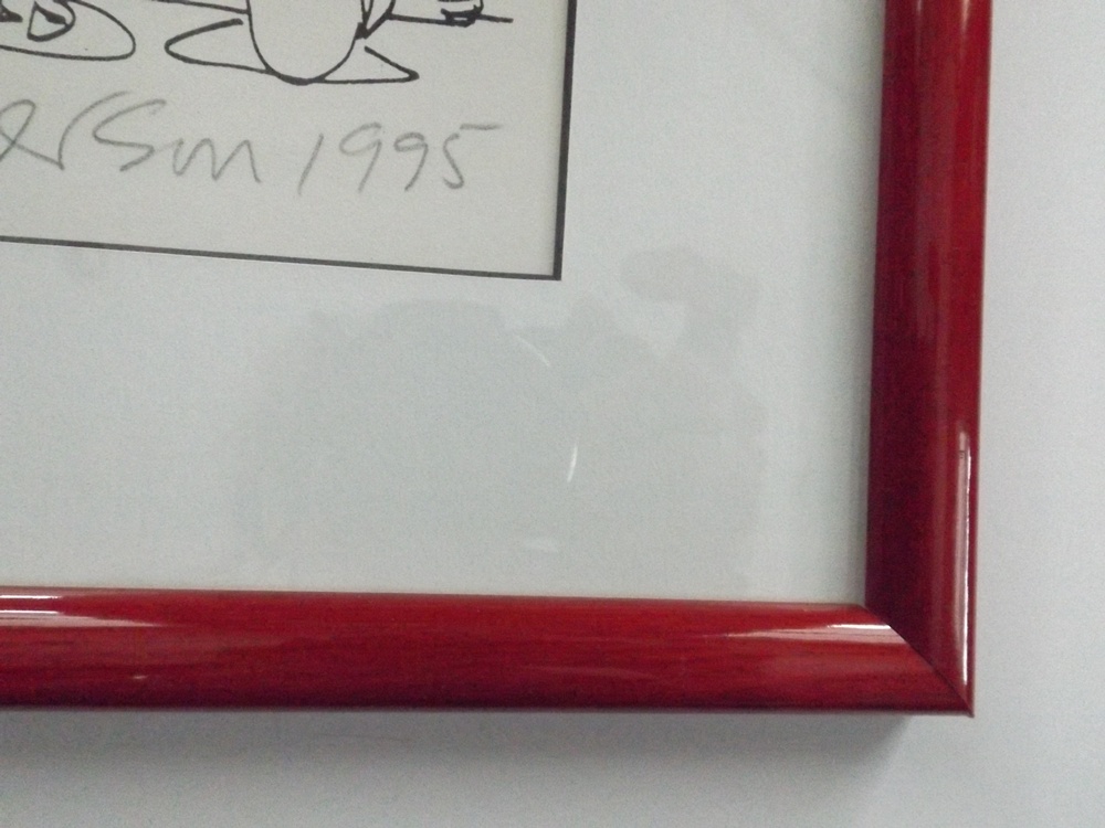 Three Framed Signed Emerson Cartoon Prints