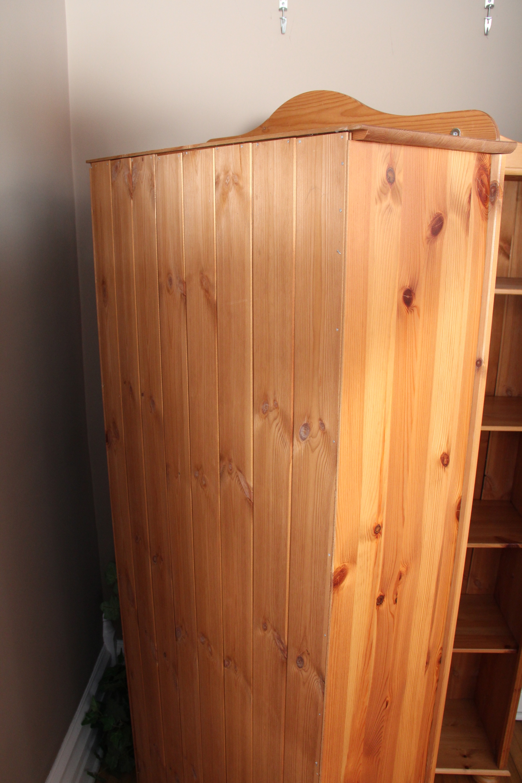 Knotty Pine Bookcases