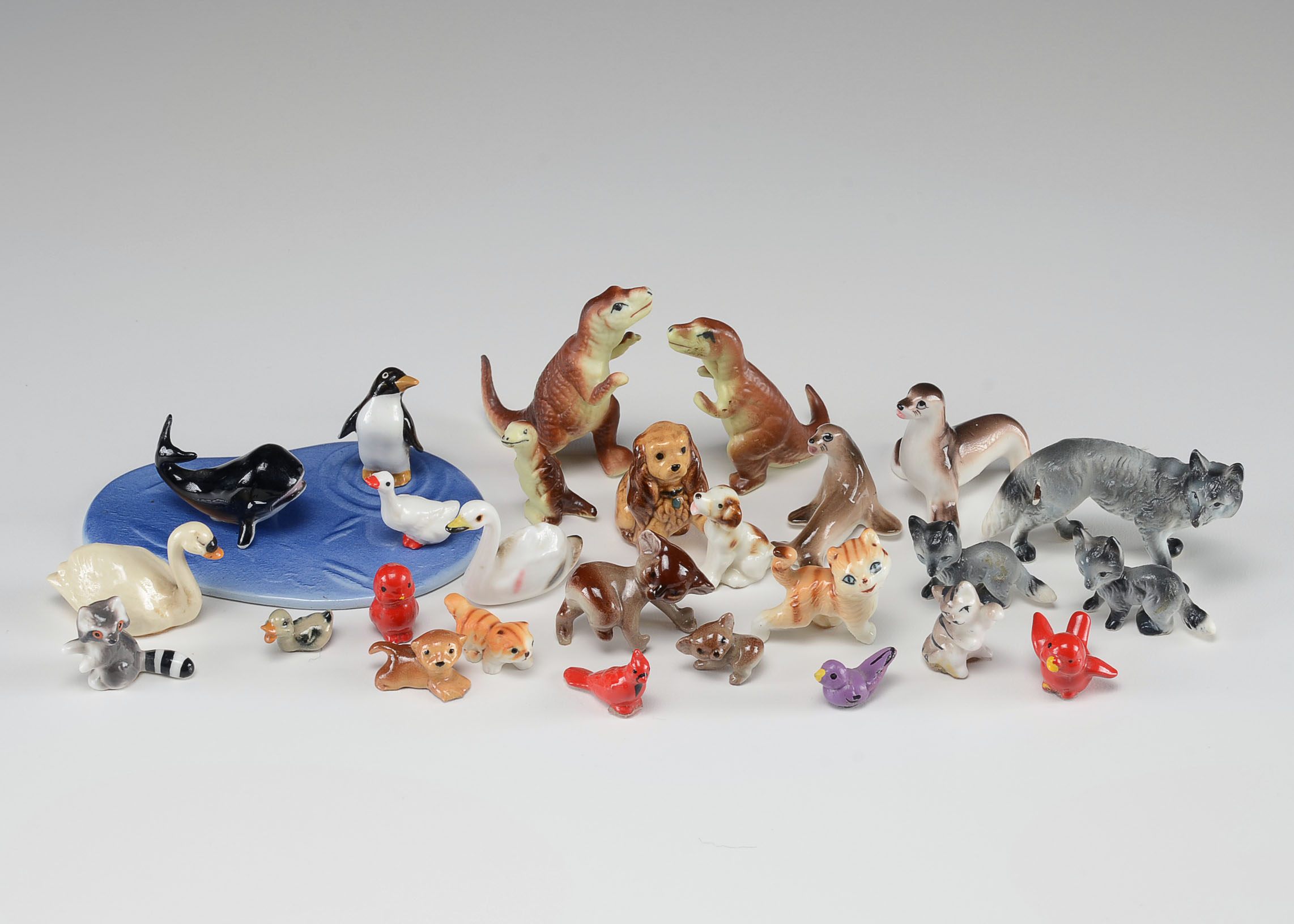 Miniature Porcelain Animal Figurines