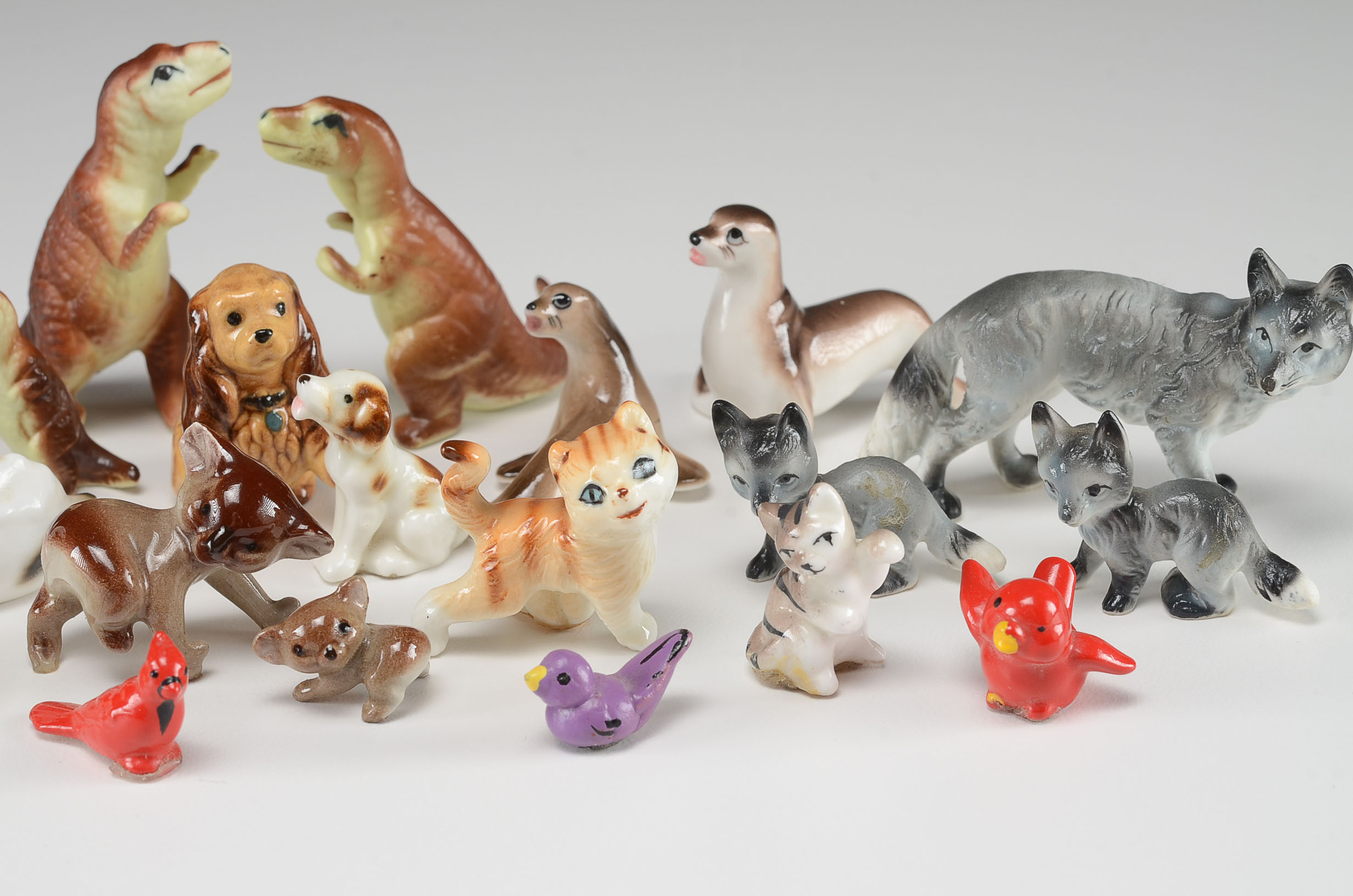 Miniature Porcelain Animal Figurines