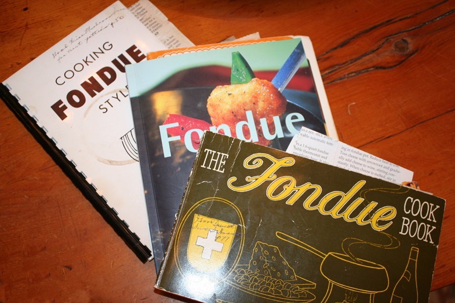 Complete Vintage Copper Fondue Set